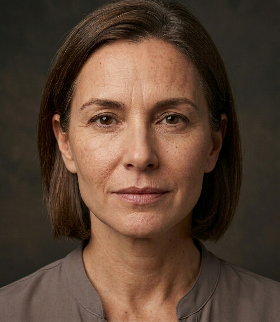 Susana — Perfilado mandibular (zona tratada)